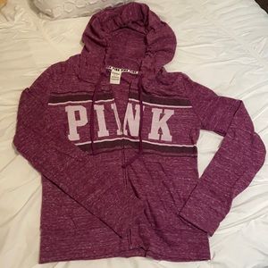 Purple PINK VS Full-Zip Sweatshirt